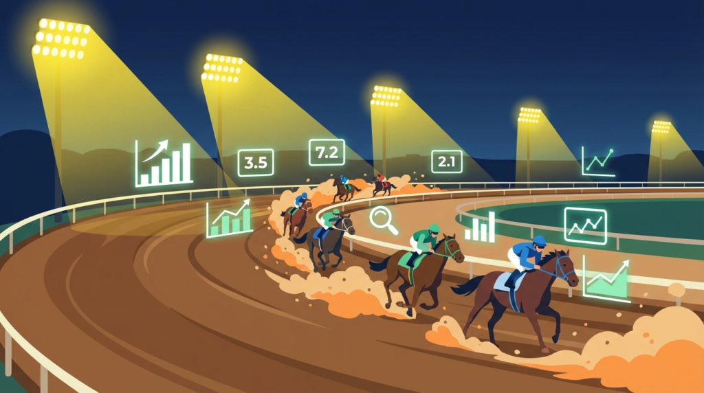 名古屋競馬2月27日の馬場状態分析と予想データのイメージ図