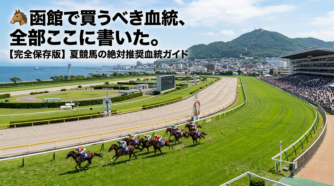 函館競馬場で勝てる血統はこれだ｜芝・ダート・道悪 完全攻略ガイド