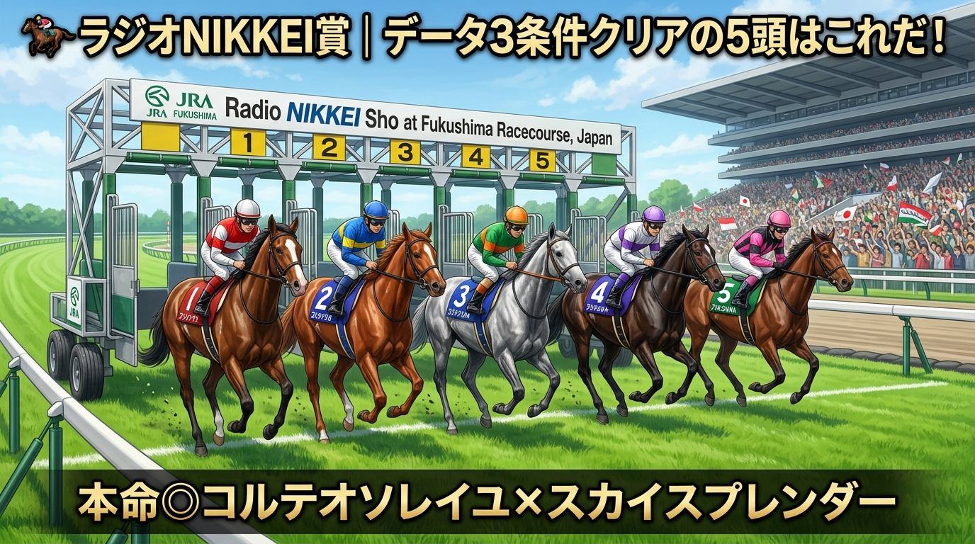 ラジオNIKKEI賞｜出走予定馬20頭＋過去データで読む”菊路線への登竜門”