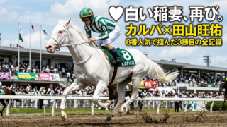 【カルパ3勝目】ソダシの弟・白毛馬が8番人気で差し切りV｜田山旺佑騎手コメント全文・血統・次走を徹底解説