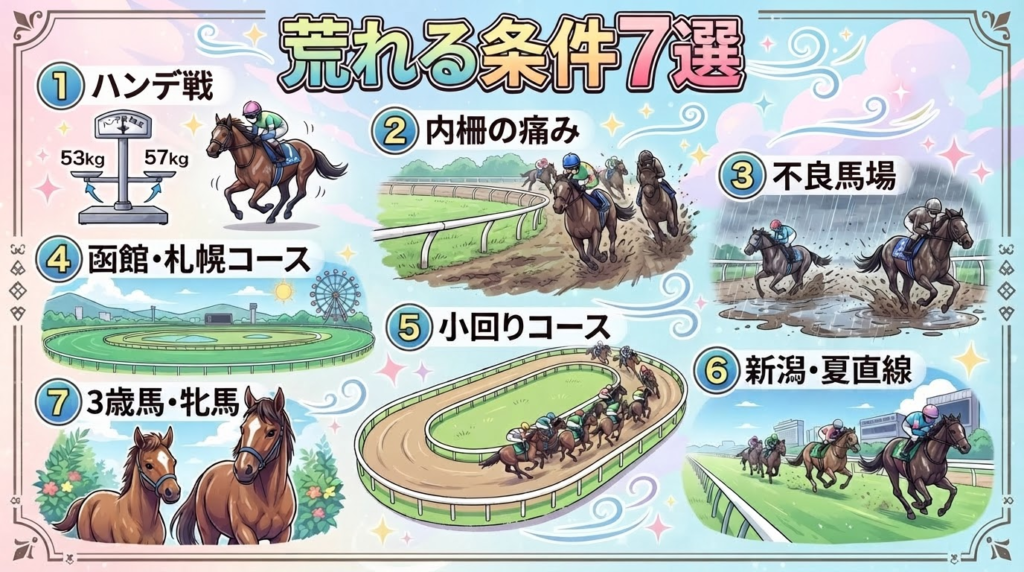 「荒れる条件7選」