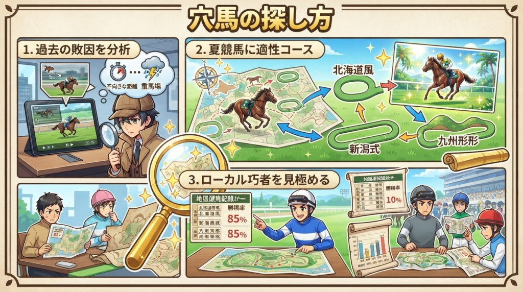 「穴馬の探し方」