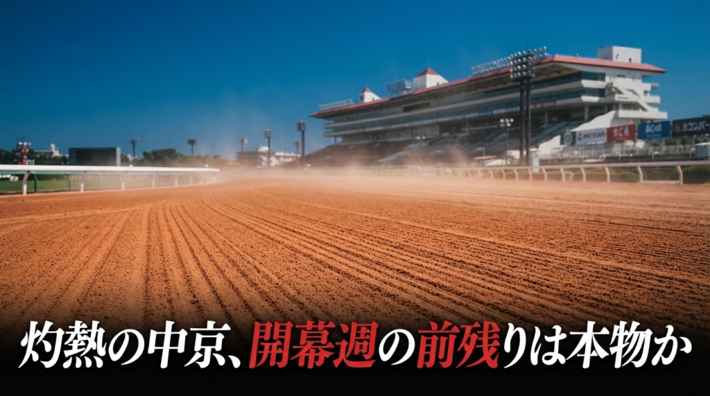 東海ステークスと中京競馬場開幕週のダートコースをイメージした競馬レース画像