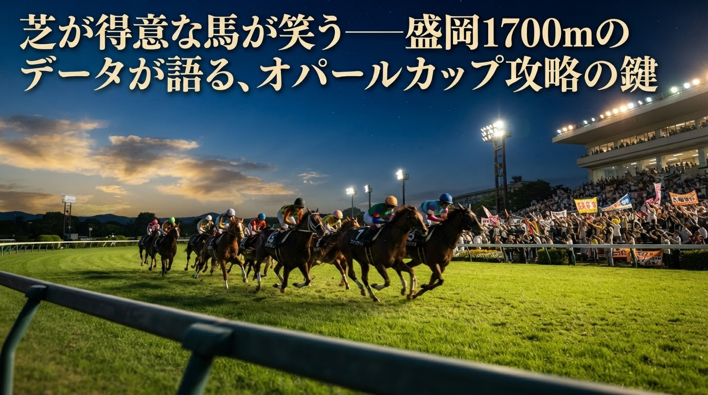 オパールカップ2026｜盛岡芝1700mのデータから読む傾向と推奨馬