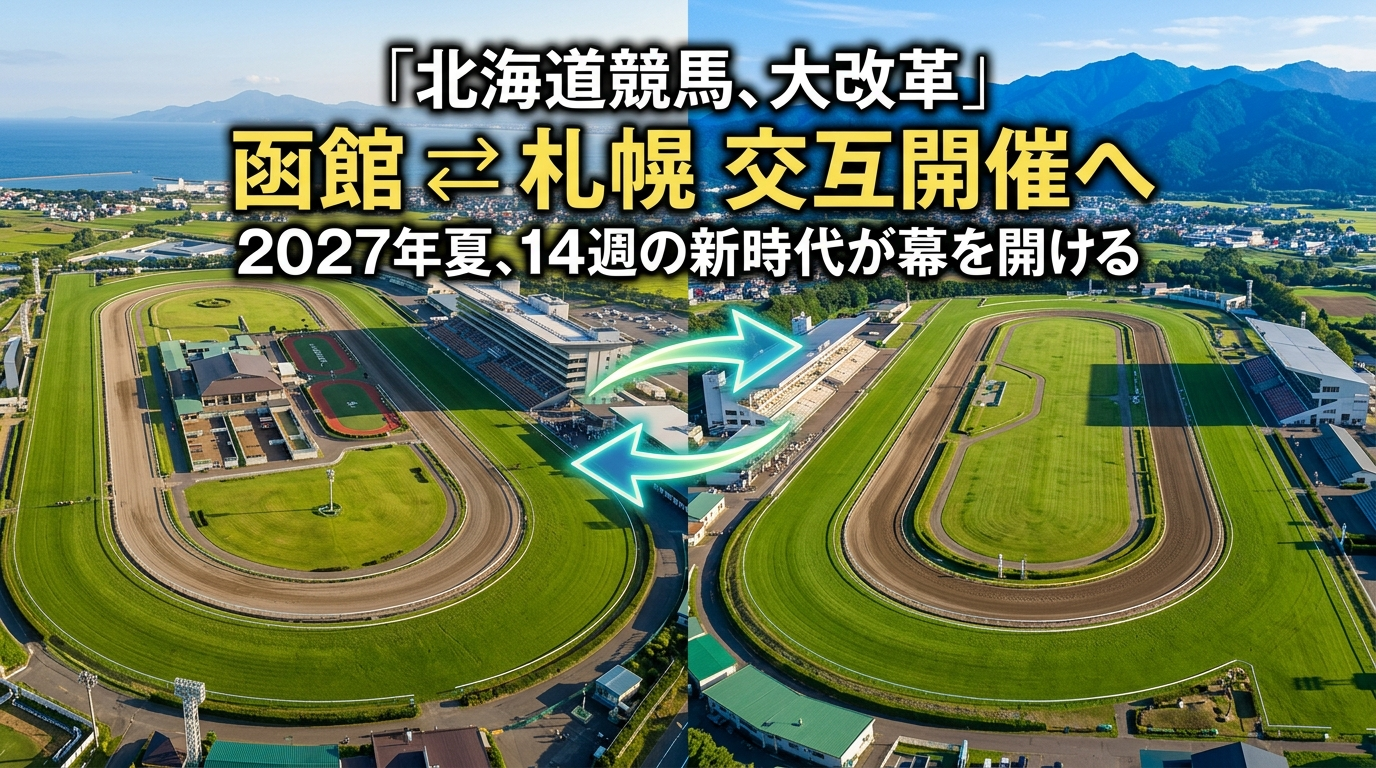 北海道競馬が変わる！函館・札幌「交互開催」の全貌