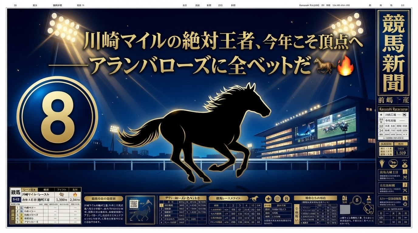 フルールカップ2026予想|セルアウトクラウド無傷3連勝で頂点へ——かめきちの本命はコレだ🐴🔥