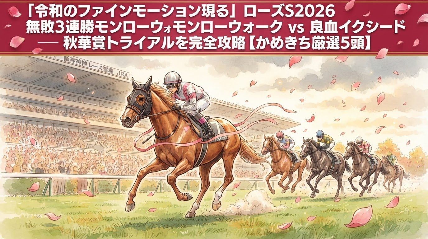 セントライト記念2026【完全攻略】過去データ×血統から導くおすすめ5頭
