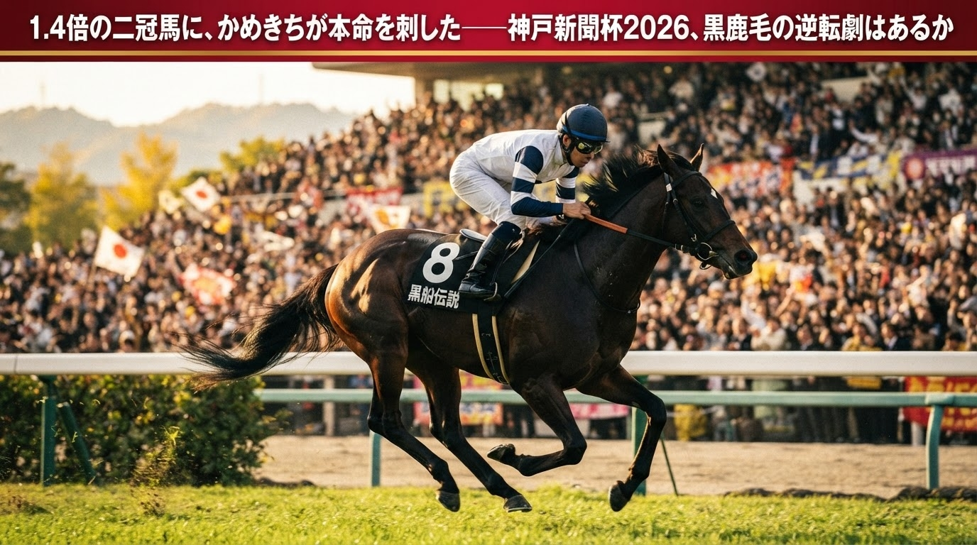 🏇 神戸新聞杯2026【かめきち本命◎アルトラムス】ロブチェン1枠の死角とデータが示す逆転シナリオ