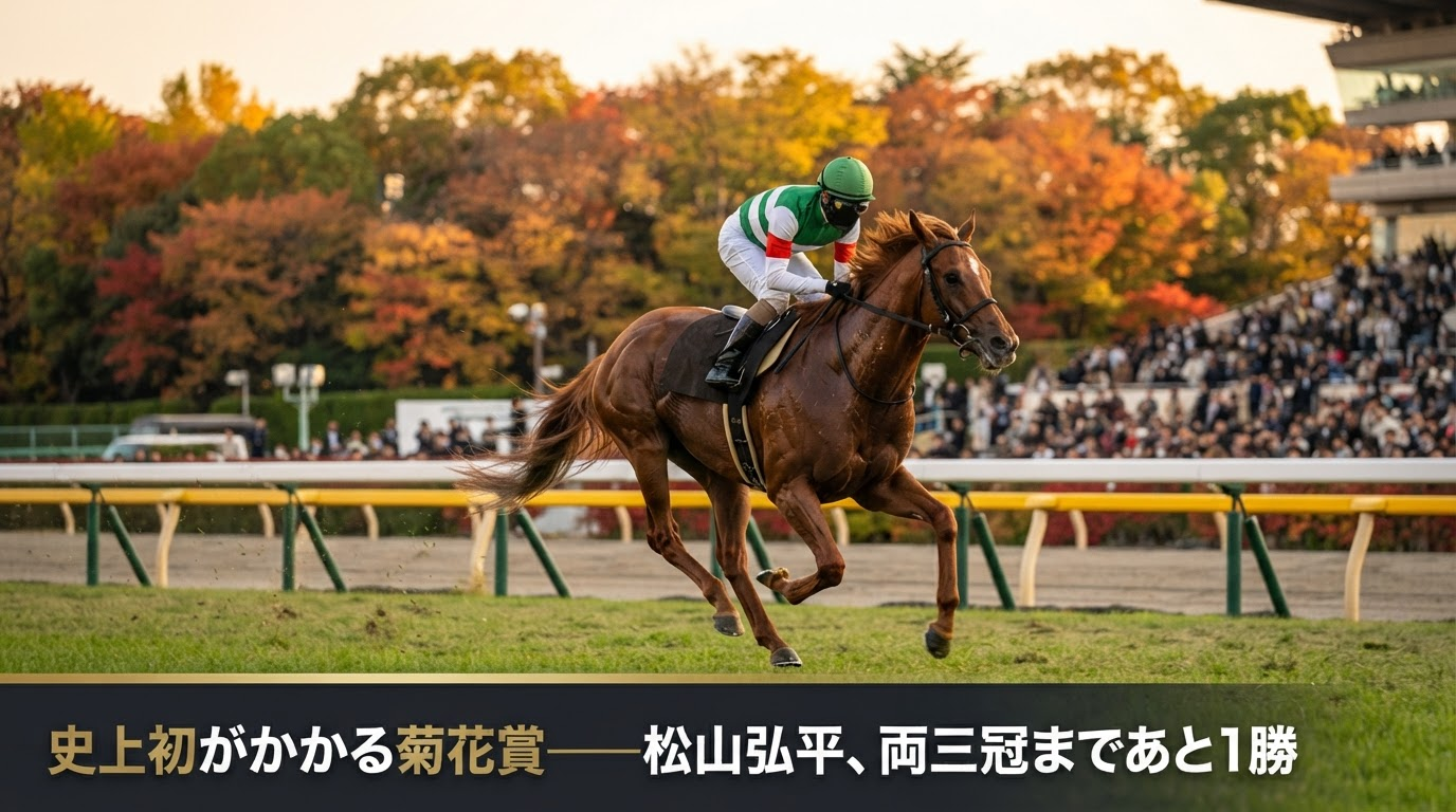 【菊花賞2026枠順確定】ロブチェン4枠8番──過去10年で有利な枠はこう決まる